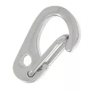 Cierres mosquetón de seguridad de 11 mm - Acero inoxidable 316L x10