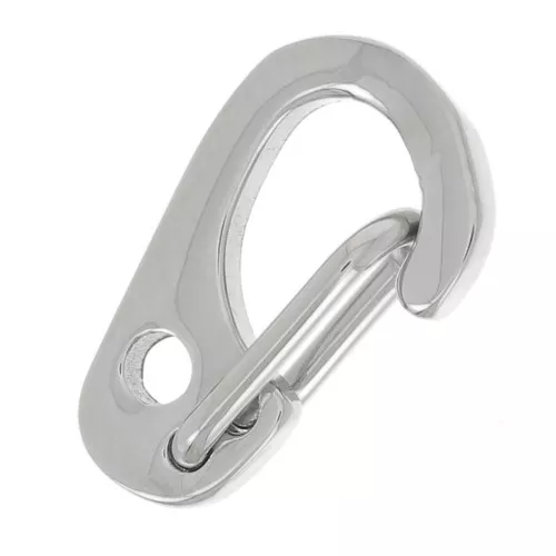 Cierres mosquetón de seguridad de 11 mm - Acero inoxidable 316L x10