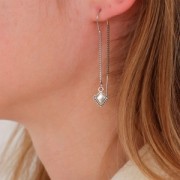 Pendientes de malla veneciana 38 + 43 mm - Acero inoxidable 304 x20