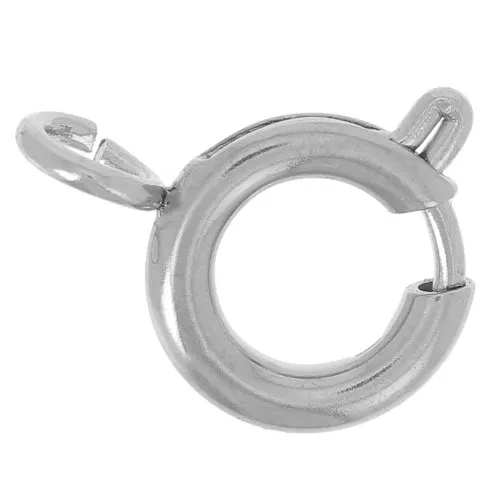 Cierre de resorte de 8 mm con anillo abierto - Acero inoxidable 316L x1