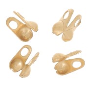 Terminales para cadena de bolas de 1,5 mm - Acero inoxidable 304 Dorado x4