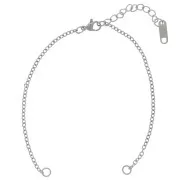 Pulsera 18 cm para entrepieza - Malla Forçat - Acero inoxidable 304 x1