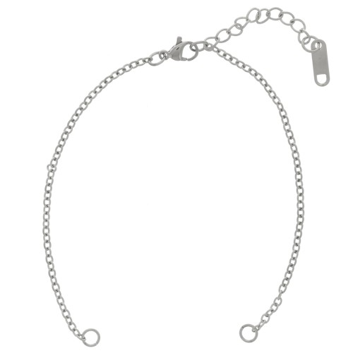 Pulsera 18 cm para entrepieza - Malla Forçat - Acero inoxidable 304 x1
