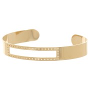 Pulsera Miyuki Bead Weaving 10x170 mm - Acero inoxidable 316L Dorado x1