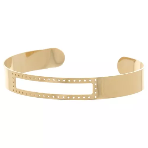 Pulsera Miyuki Bead Weaving 10x170 mm - Acero inoxidable 316L Dorado x1