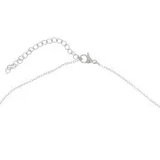 Gargantilla de malla Forçat 1,6 mm - Acero inoxidable 316L x48cm