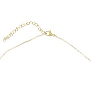 Forçat Gargantilla de malla de 1,2 mm - Acero inoxidable dorado 316L x48cm