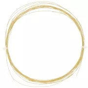 Alambre redondo flexible 0,4 mm - Acero inoxidable 304L Gold x5m