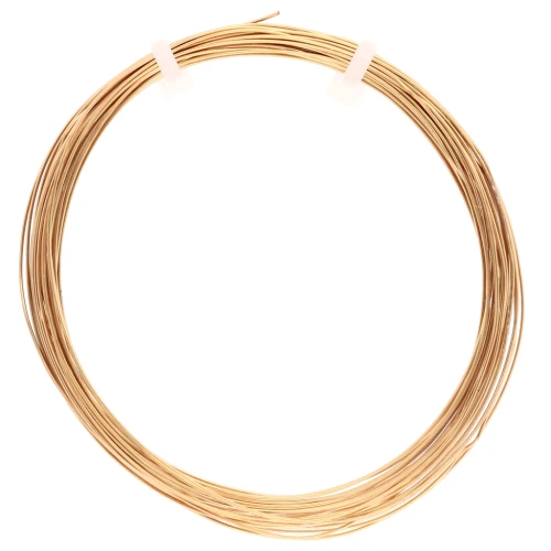 Alambre redondo flexible 0,4 mm - Acero inoxidable 304L Gold x5m