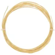 Alambre flexible redondo de 1 mm - Acero inoxidable dorado 304L x5m
