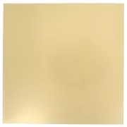 Placa de latón 200x200 mm - espesor 0,6 mm - Latón x1
