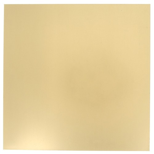 Placa de latón 200x200 mm - espesor 0,6 mm - Latón x1