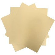 Placa de latón 200x200 mm - espesor 0,6 mm - Latón x1