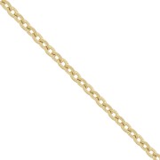 Cadena Forçat Martillada 3.1 mm - Oro 316L Acero Inoxidable x1m
