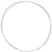Hilo semiduro para enfilar - recocido - 1,5 mm - Plata 925 x45cm