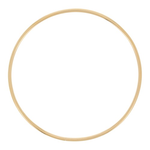 Collar Pulsera Liso 59mm - Muñeca Pequeña - Acero Inoxidable Dorado304L x1