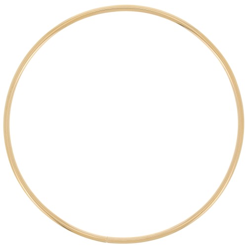 Collar Pulsera Liso 65mm - Acero Inoxidable Dorado304L x1