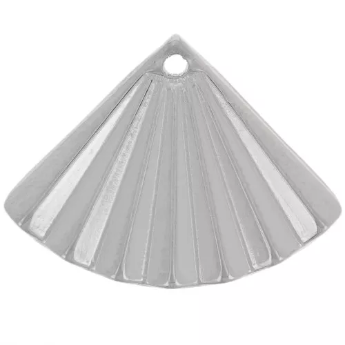 Abanico efecto plisado 15x20 mm - Acero inoxidable 316L x1