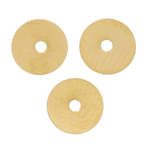 Heishi Disc Beads - Disco Plano 5x0.2 mm - Acero Inoxidable Dorado 304L x25