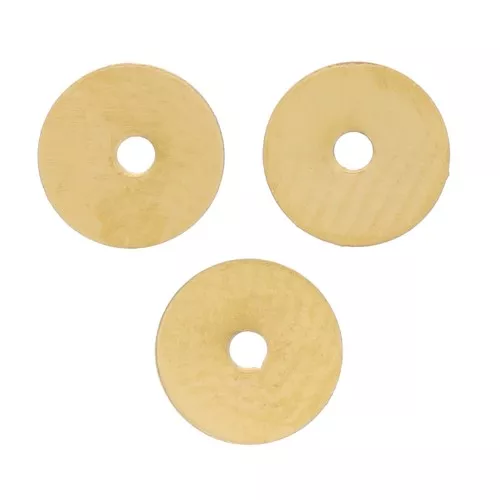 Heishi Disc Beads - Disco Plano 5x0.2 mm - Acero Inoxidable Dorado 304L x25
