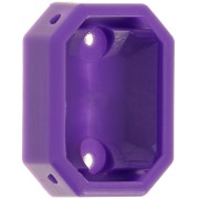 Engaste Octogonal de Plástico para Cabujón 4627 18x13 mm - Morado x1|raw }}