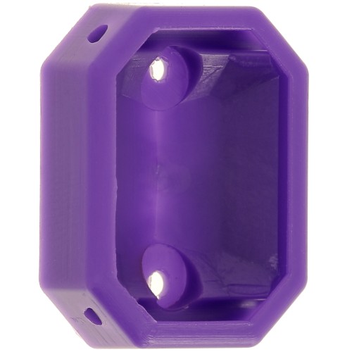 Engaste Octogonal de Plástico para Cabujón 4627 18x13 mm - Morado x1