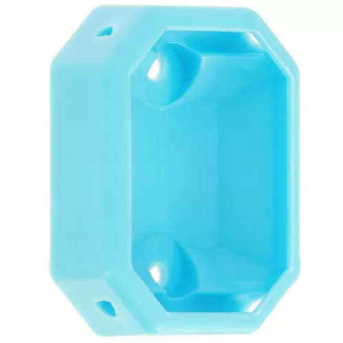 Set Octágono Plástico para Cabujón 4627 18x13 mm - Turquesa x1