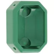 Engaste Octogonal de Plástico para Cabujón 4627 18x13 mm - Verde Oscuro x1