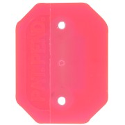 Engaste Octogonal de Plástico para Cabujón 4627 18x13 mm - Rosa Fluorescente x1