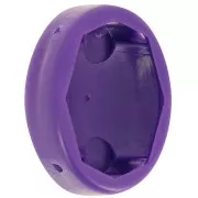 Juego oval de plástico para cabujón 4120 18x13 mm - Violeta x1