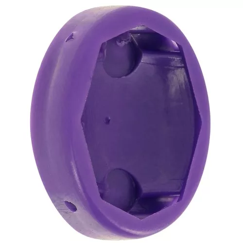 Juego oval de plástico para cabujón 4120 18x13 mm - Violeta x1