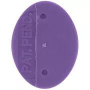 Juego oval de plástico para cabujón 4120 18x13 mm - Violeta x1