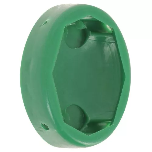 Engaste oval de plástico para cabujón 4120 18x13 mm - Verde oscuro x1