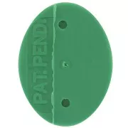 Engaste oval de plástico para cabujón 4120 18x13 mm - Verde oscuro x1