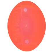 Engaste oval de plástico para cabujón 4120 18x13 mm - Jacinto transparente x1