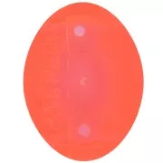 Engaste oval de plástico para cabujón 4120 18x13 mm - Jacinto transparente x1