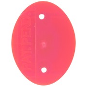 Juego oval de plástico para cabujón 4120 18x13 mm - Rosa fluorescente x1