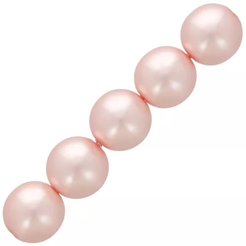 Perlas redondas 12 mm - Rosa claro x15