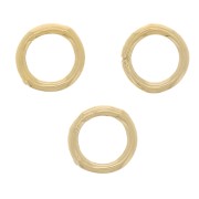 Anillas cerradas 4x0,65 mm - Gold filled x10
