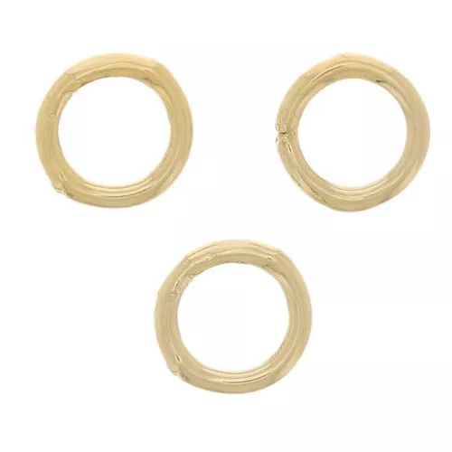 Anillas cerradas 4x0,65 mm - Gold filled x10