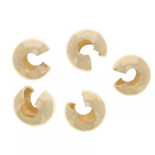 Gold Filled Bead Cubre 5 mm x4