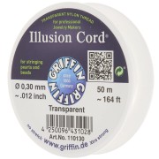 Hilo de nylon invisible 0,30 mm - cordón ilusión - Griffin - Transparente x50m|raw }}