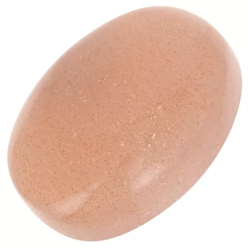 Cabujón oval 14x10 mm gema - Peach Moonstone x1