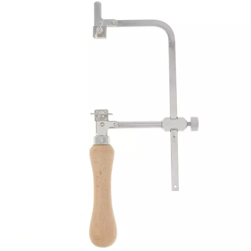 Joyero ajustable de acero - profundidad 7,5 cm - con asa de madera x1