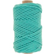 Bobina de Cordón de Macramé de Algodón 3mm - Esmeralda x50m|raw }}