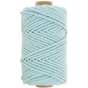Bobina de cordón de algodón para macramé 3 mm - Celeste x50m|raw }}