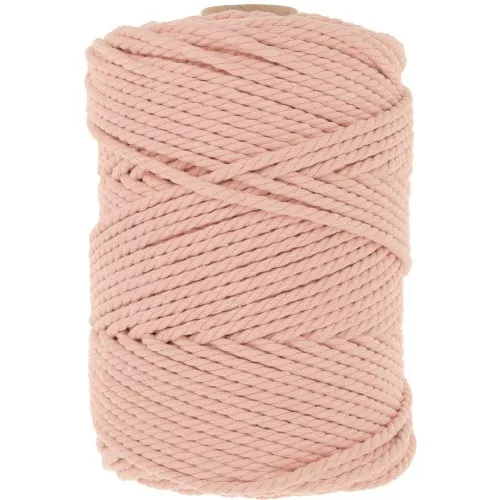 Bobina de Cordón de Macramé de Algodón 3mm - Salmón x100m