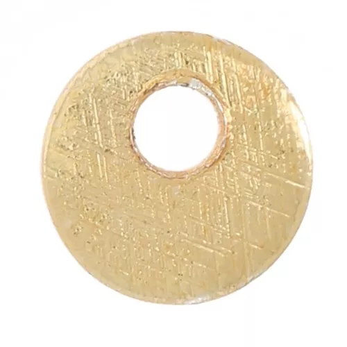 Cuentas redondas efecto cepillado 4 mm - Dorado x5g aprox. 65 piezas