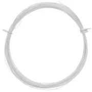 Alambre blando - recocido - media caña 0,6x0.4 mm - Plata 925 x10m