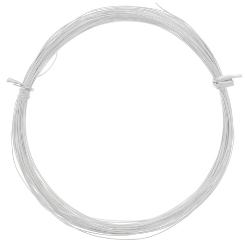 Alambre blando - recocido - media caña 0,6x0.4 mm - Plata 925 x10m